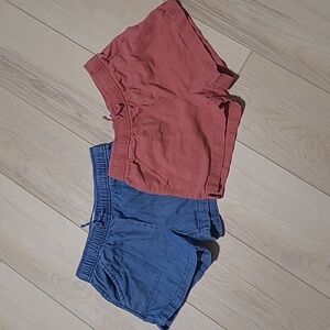 2 pairs Girls shorts, Size 10-12